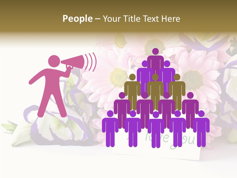 Flower Spring Chrysanthemums PowerPoint Template