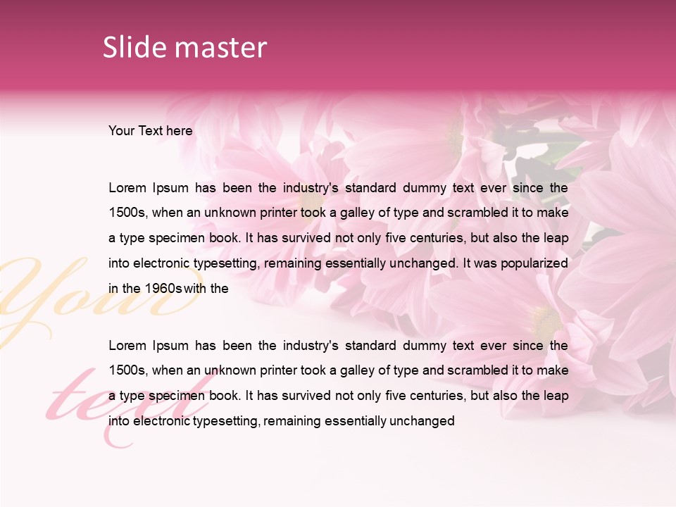 Beautiful Seasonal Spring PowerPoint Template