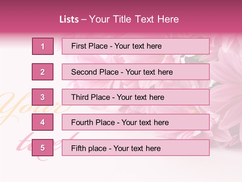 Beautiful Seasonal Spring PowerPoint Template