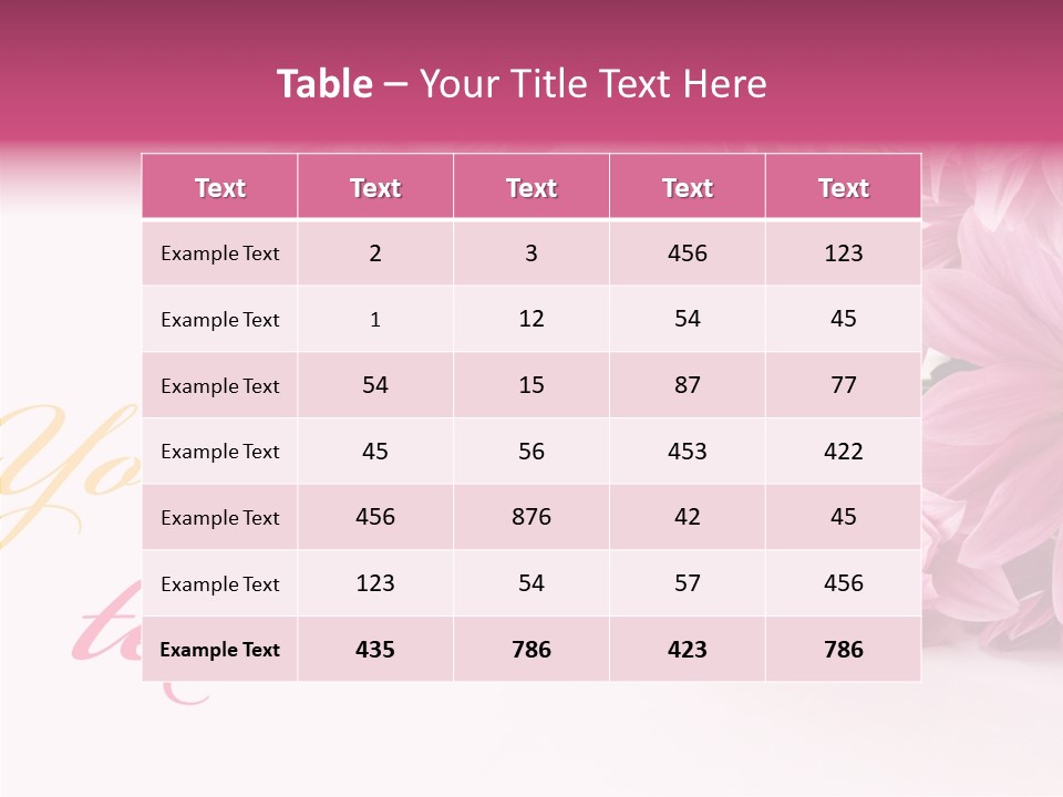 Beautiful Seasonal Spring PowerPoint Template