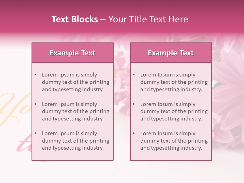 Beautiful Seasonal Spring PowerPoint Template