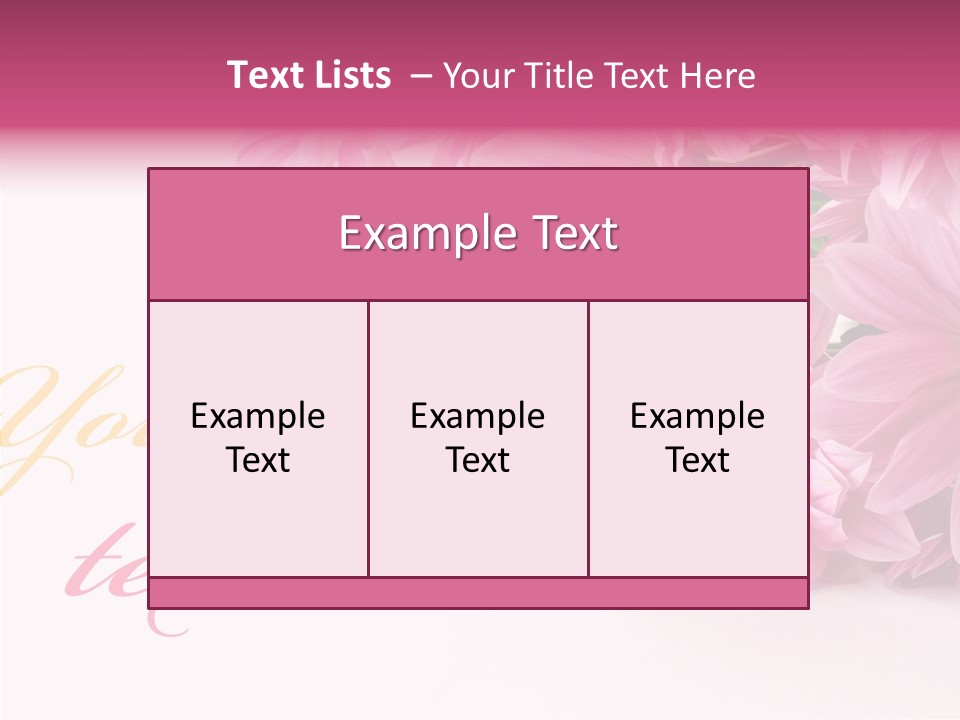 Beautiful Seasonal Spring PowerPoint Template