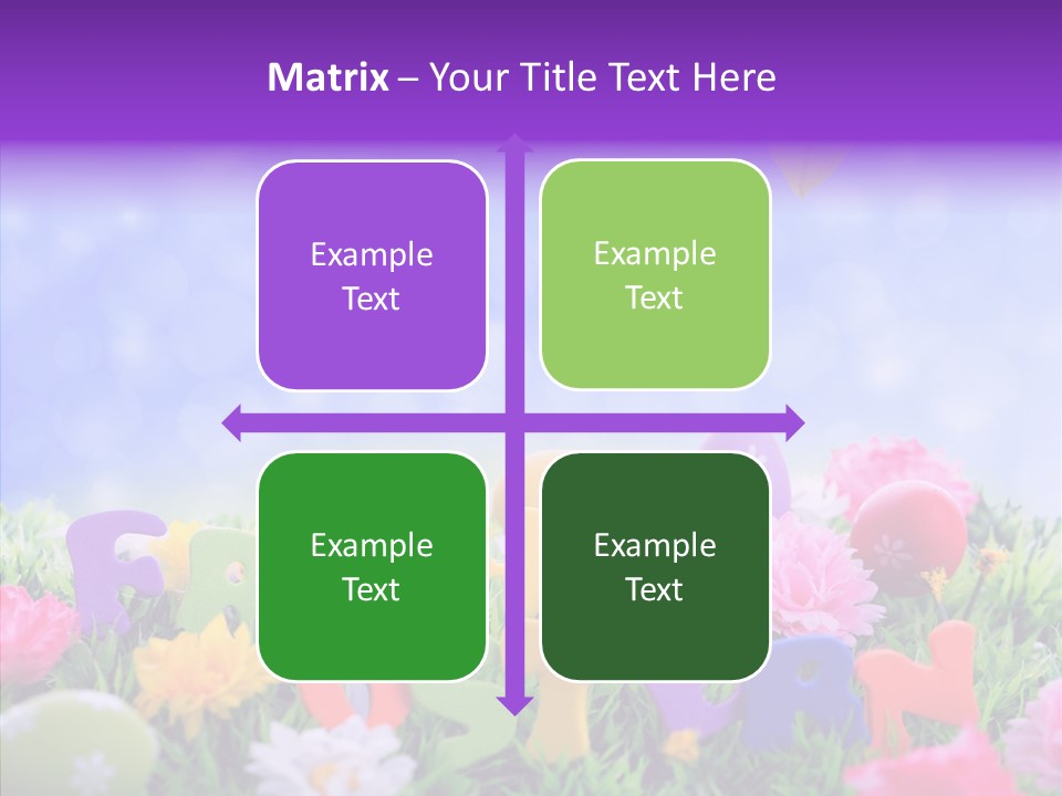 Farben Ostereier F Himmel PowerPoint Template