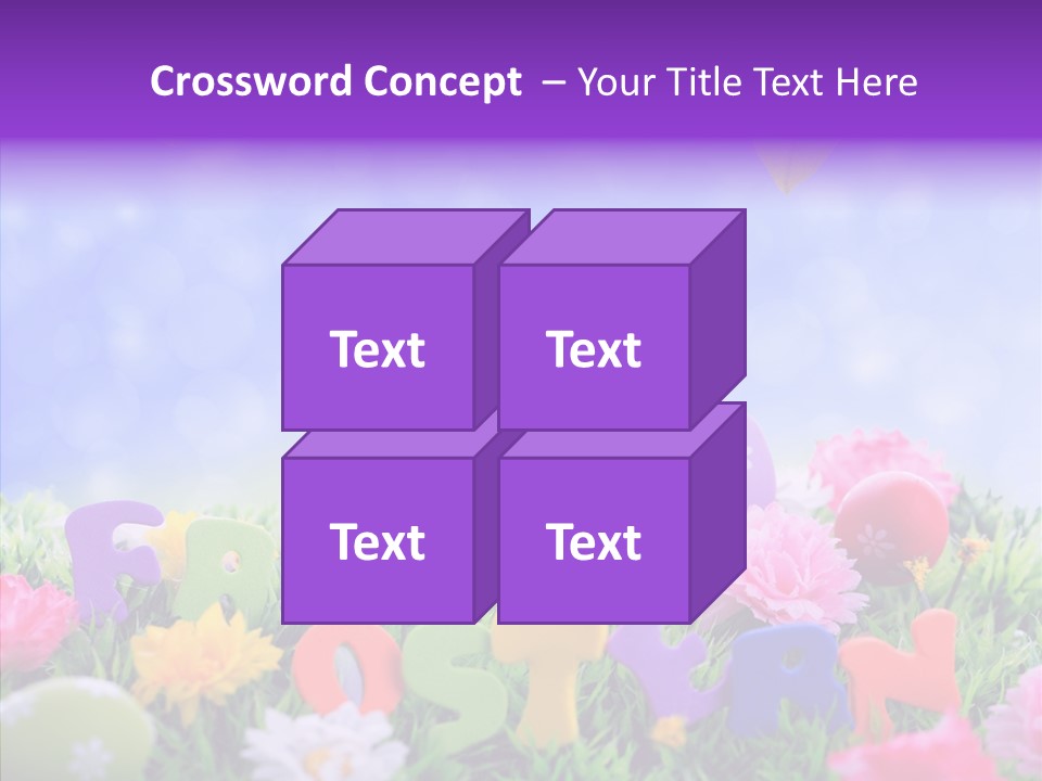 Farben Ostereier F Himmel PowerPoint Template