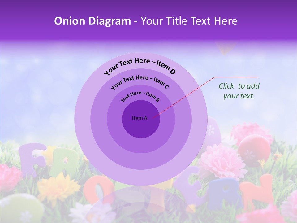 Farben Ostereier F Himmel PowerPoint Template
