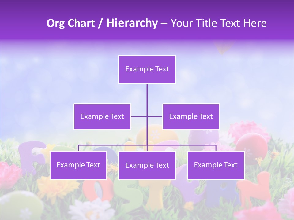 Farben Ostereier F Himmel PowerPoint Template