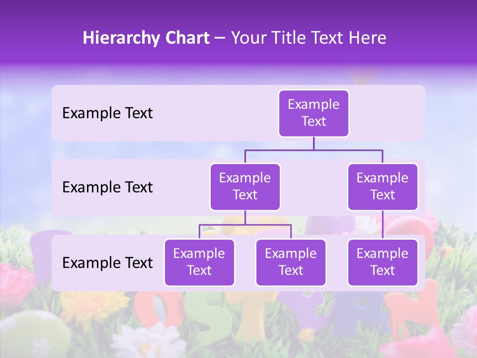 Farben Ostereier F Himmel PowerPoint Template
