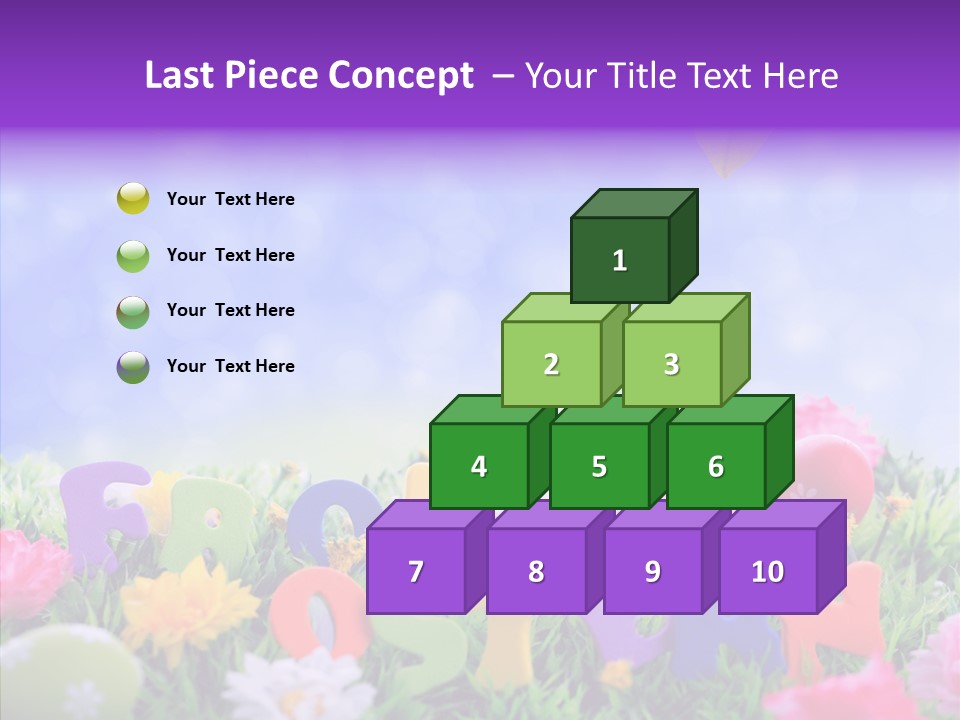 Farben Ostereier F Himmel PowerPoint Template