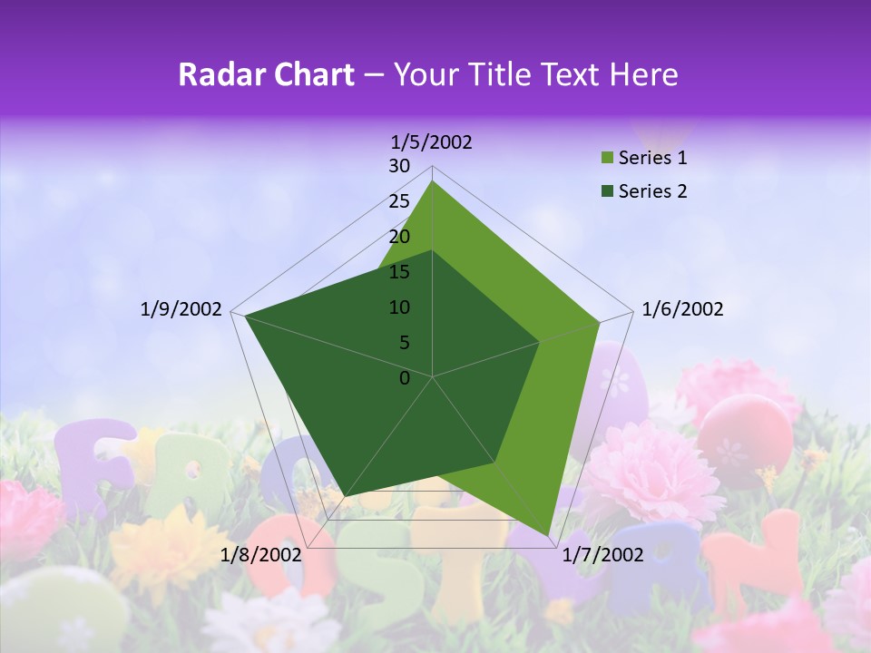 Farben Ostereier F Himmel PowerPoint Template