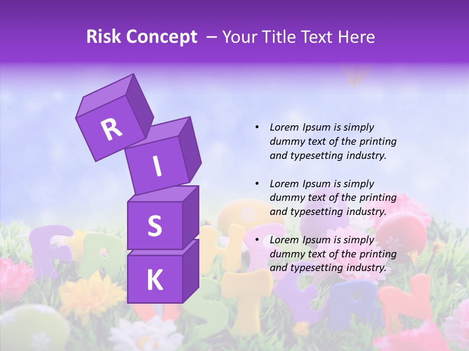 Farben Ostereier F Himmel PowerPoint Template