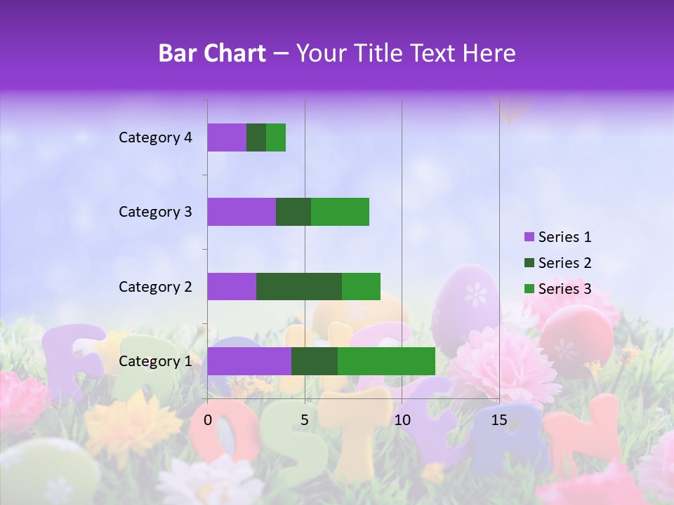 Farben Ostereier F Himmel PowerPoint Template