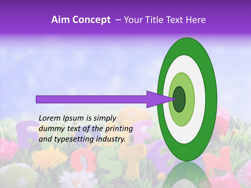 Farben Ostereier F Himmel PowerPoint Template