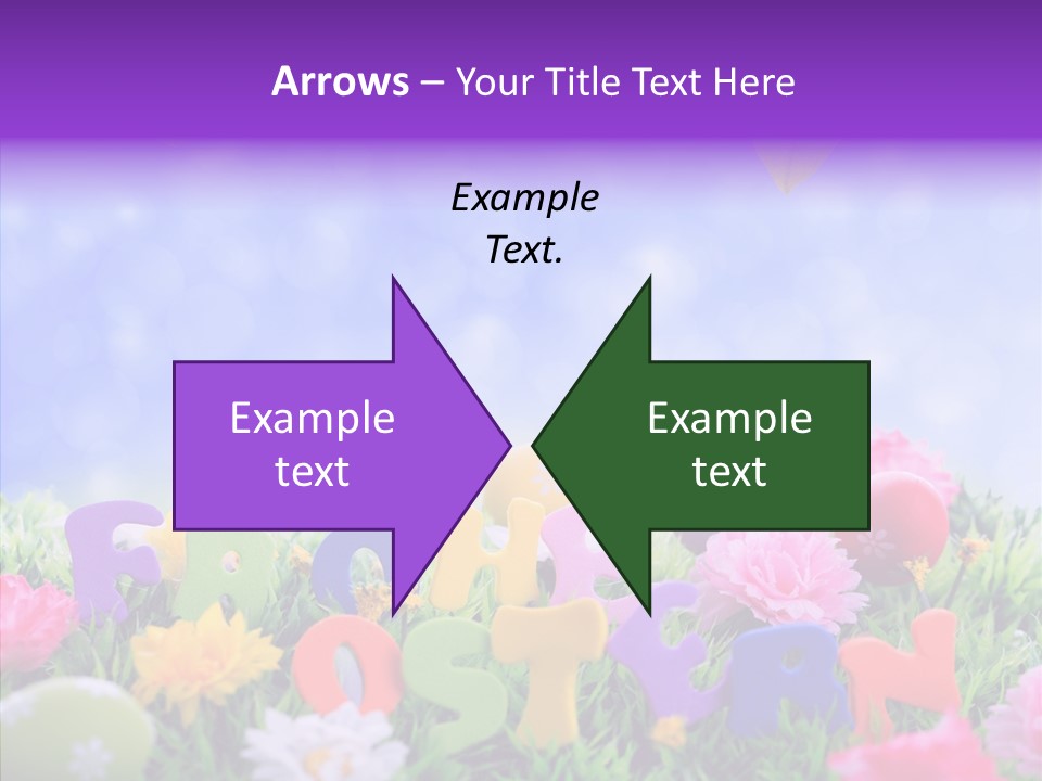 Farben Ostereier F Himmel PowerPoint Template