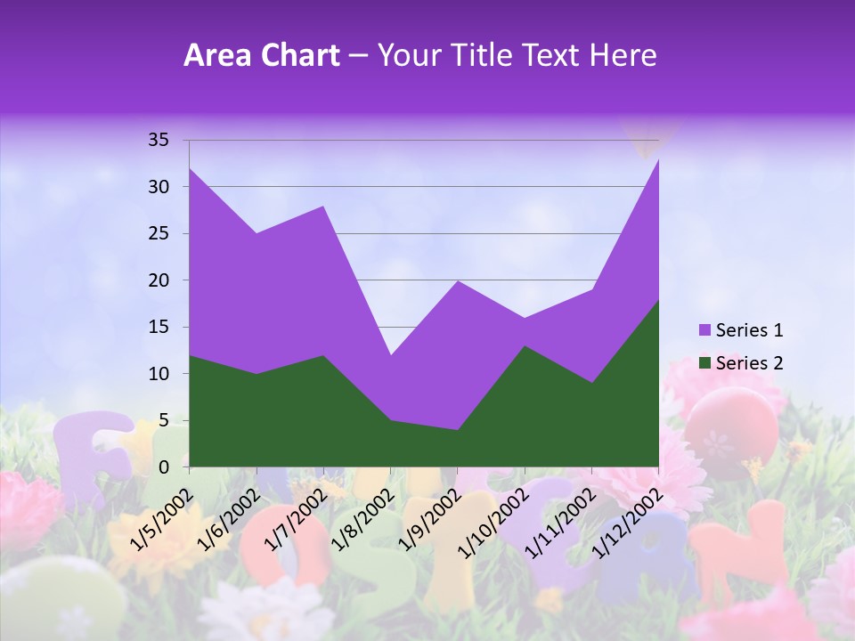 Farben Ostereier F Himmel PowerPoint Template