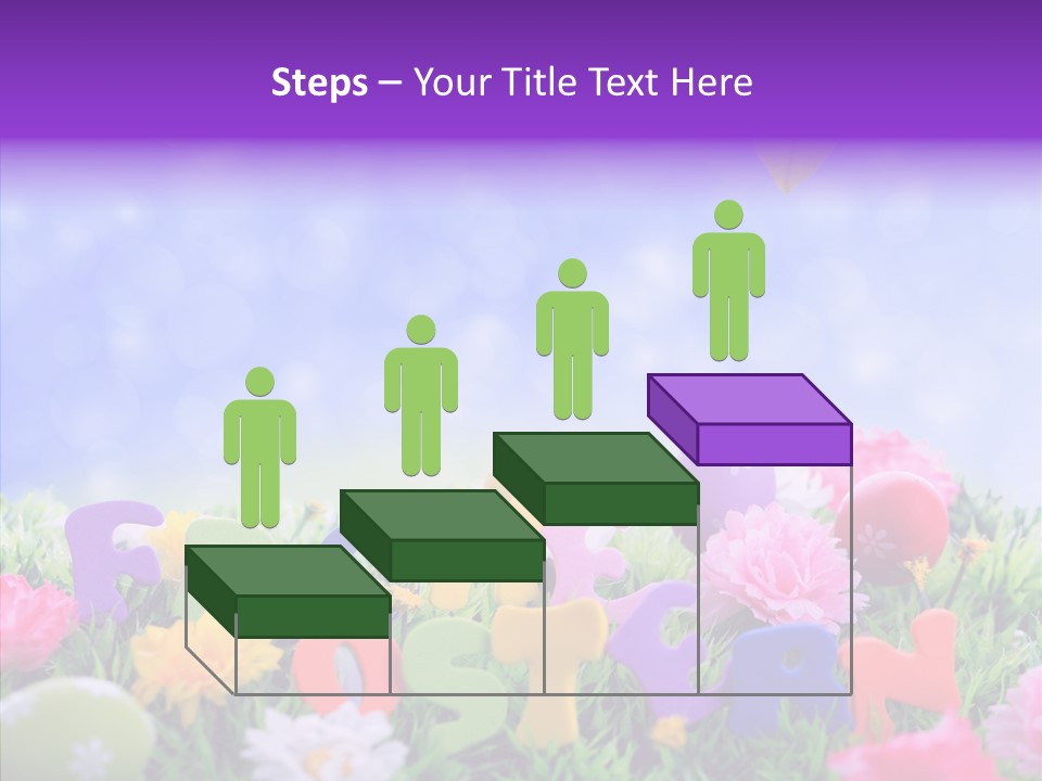 Farben Ostereier F Himmel PowerPoint Template