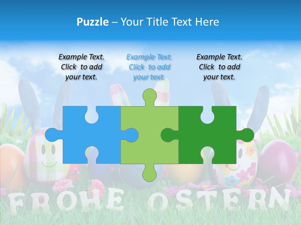 Kinder Oster Easter Eggs PowerPoint Template