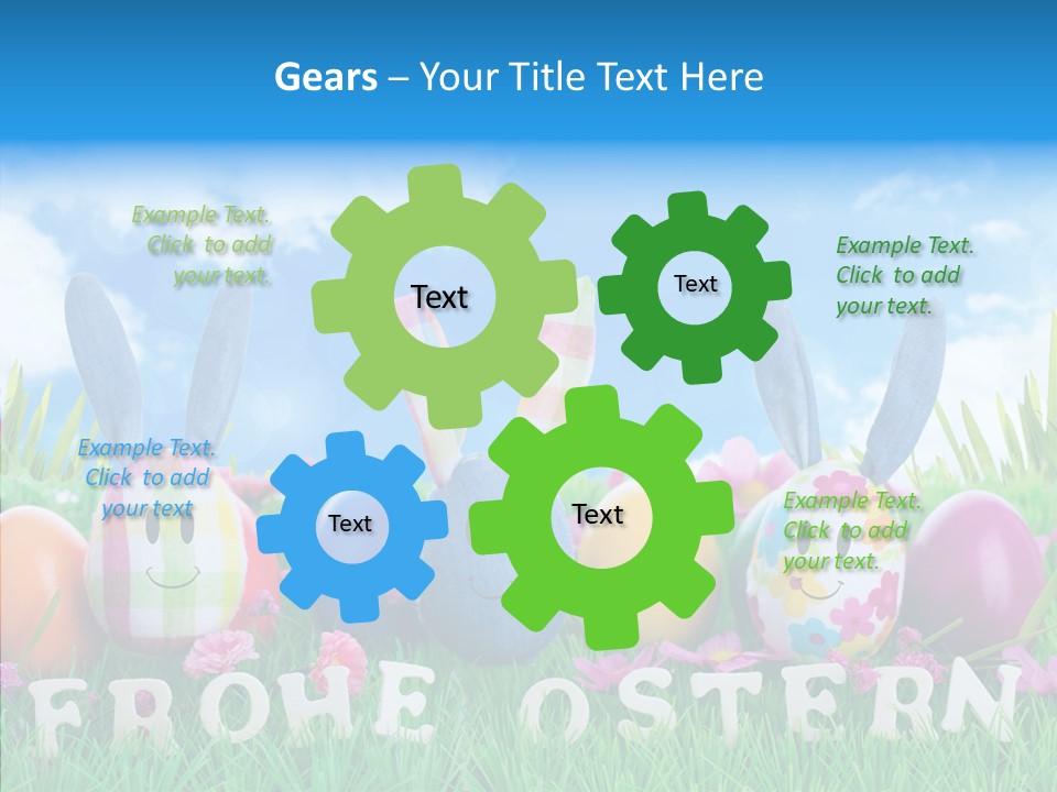 Kinder Oster Easter Eggs PowerPoint Template