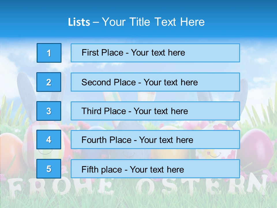 Kinder Oster Easter Eggs PowerPoint Template