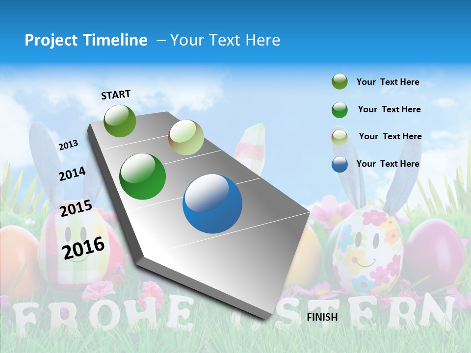 Kinder Oster Easter Eggs PowerPoint Template