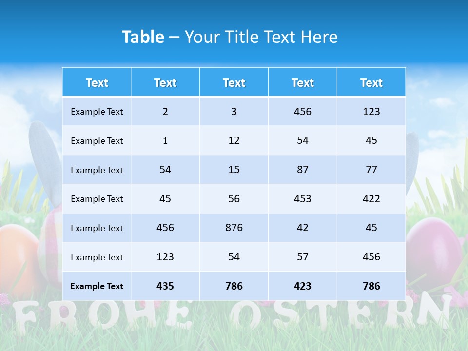 Kinder Oster Easter Eggs PowerPoint Template