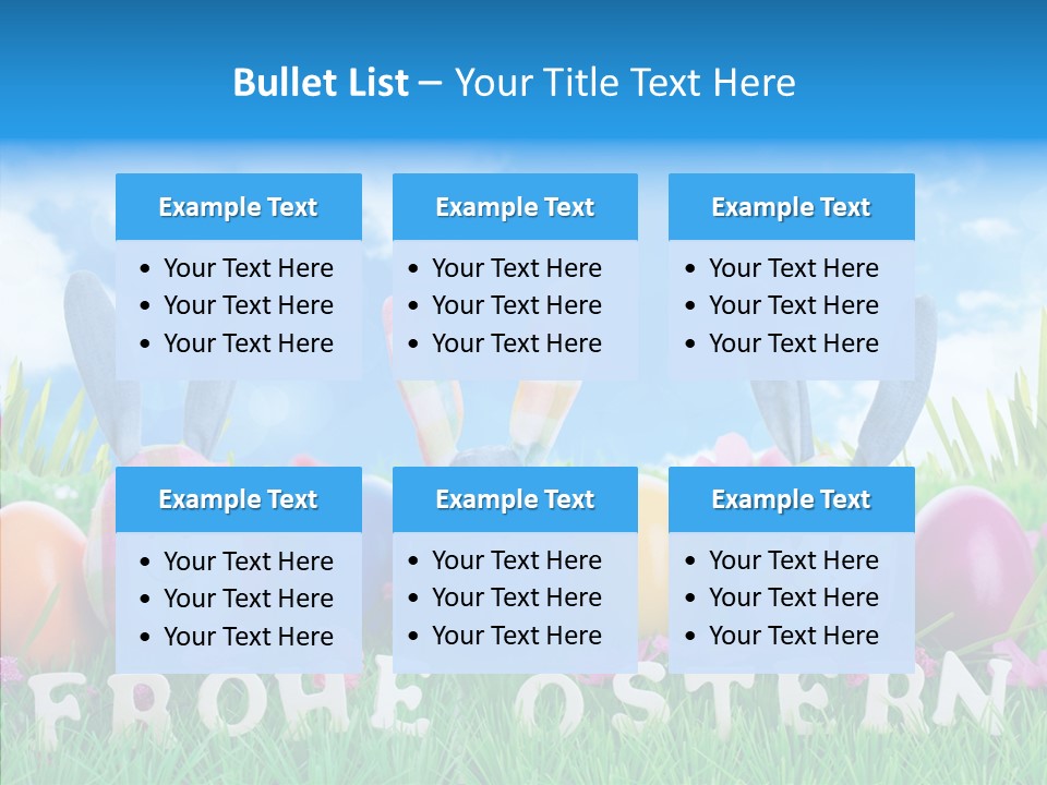 Kinder Oster Easter Eggs PowerPoint Template