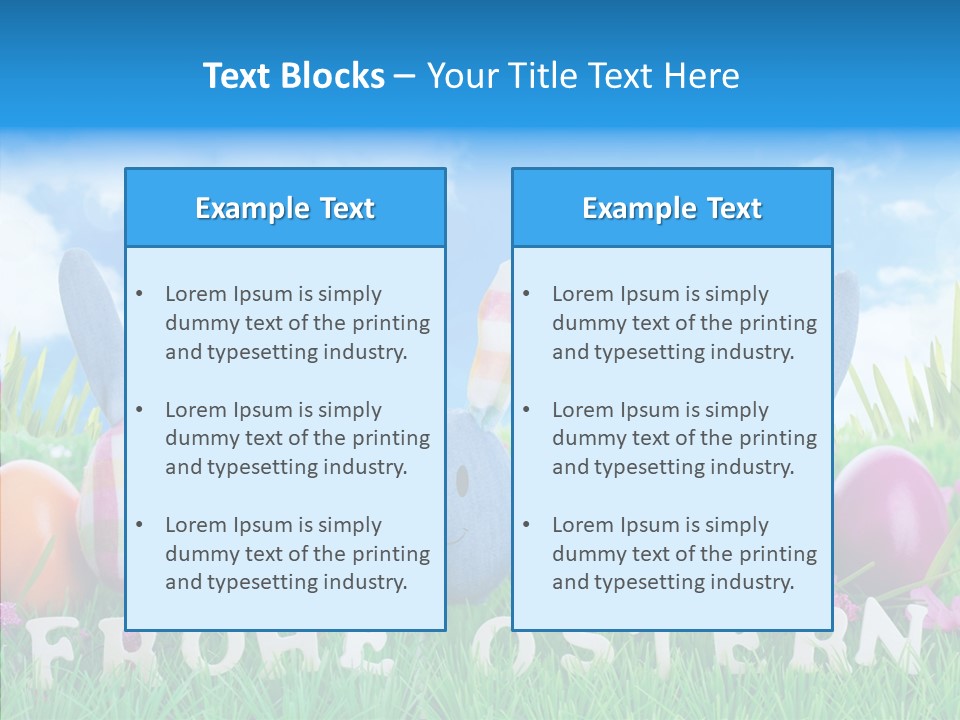 Kinder Oster Easter Eggs PowerPoint Template
