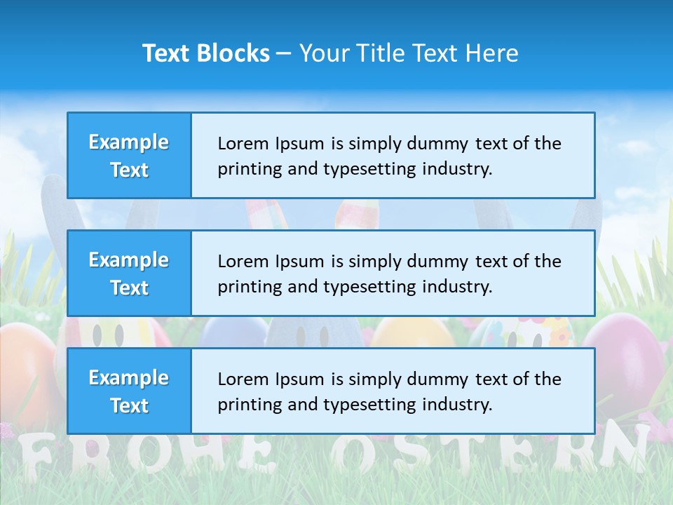 Kinder Oster Easter Eggs PowerPoint Template