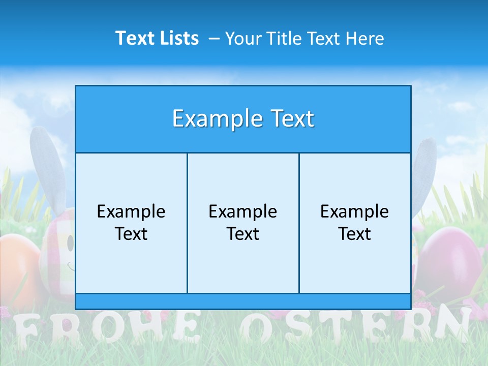 Kinder Oster Easter Eggs PowerPoint Template