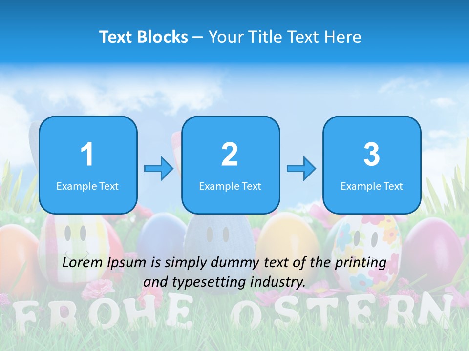 Kinder Oster Easter Eggs PowerPoint Template