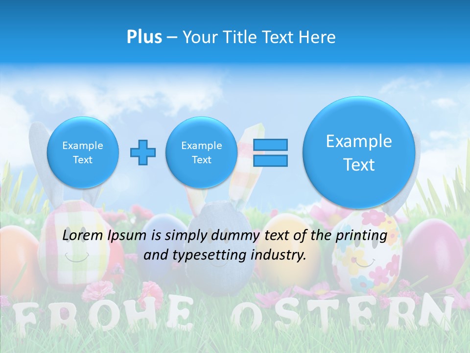 Kinder Oster Easter Eggs PowerPoint Template