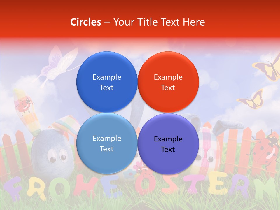 Osterhase Eier Easter PowerPoint Template