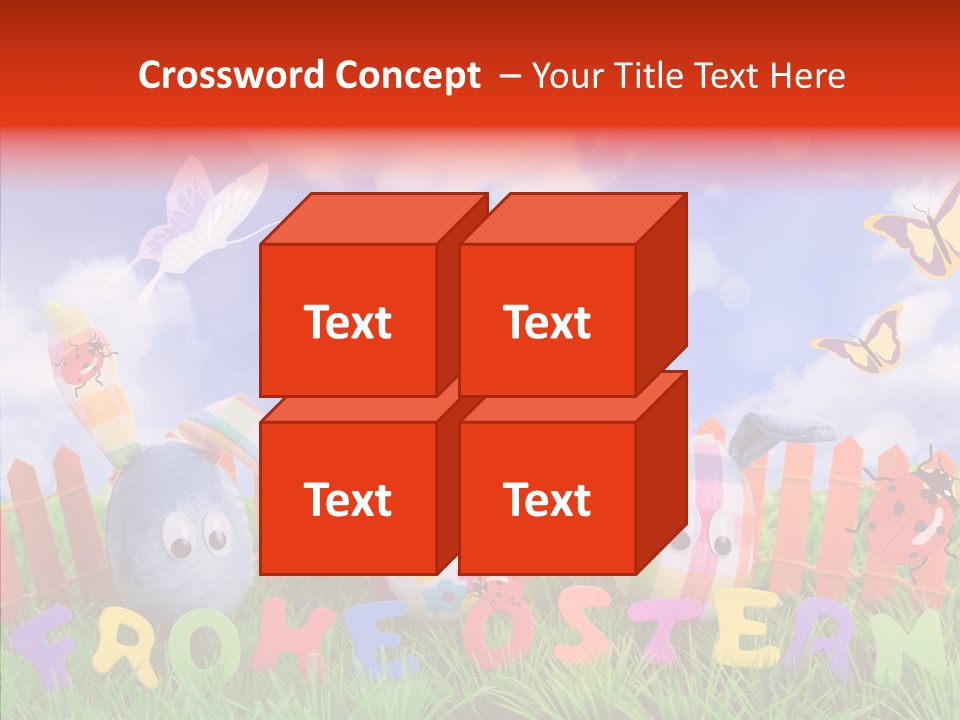 Osterhase Eier Easter PowerPoint Template