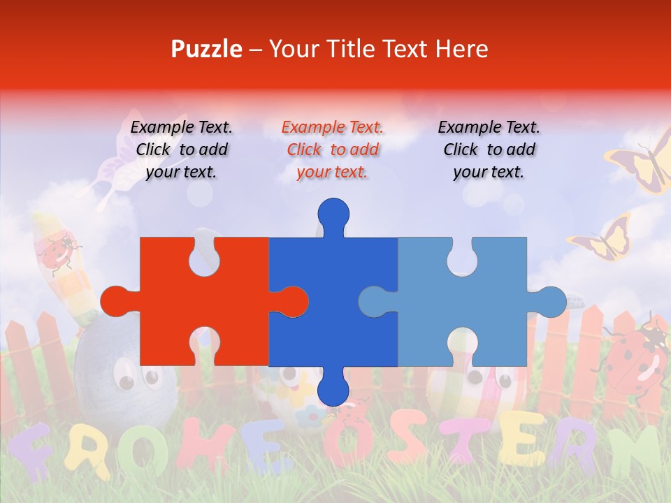 Osterhase Eier Easter PowerPoint Template