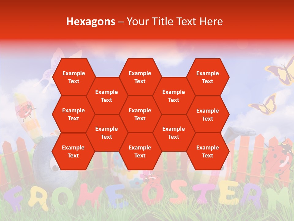 Osterhase Eier Easter PowerPoint Template