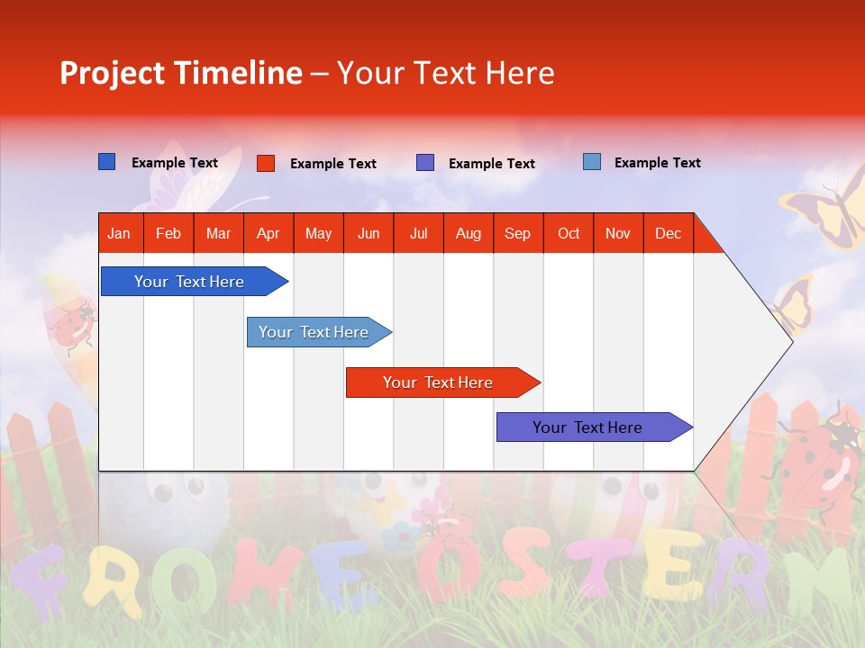 Osterhase Eier Easter PowerPoint Template