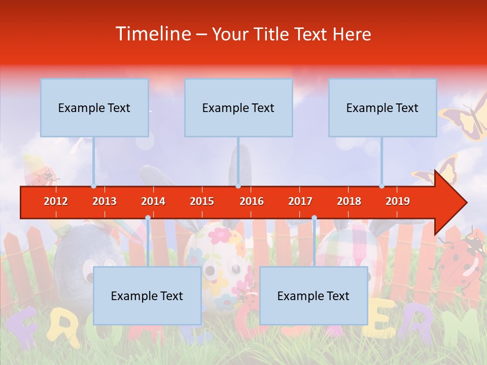 Osterhase Eier Easter PowerPoint Template