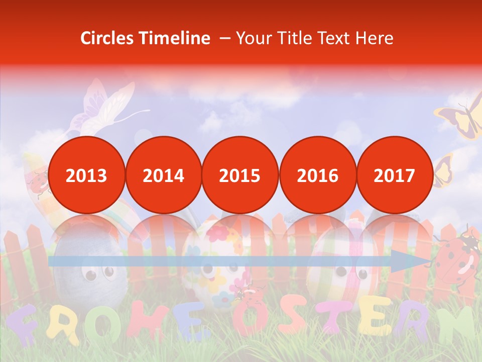 Osterhase Eier Easter PowerPoint Template