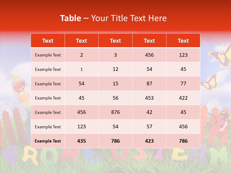 Osterhase Eier Easter PowerPoint Template