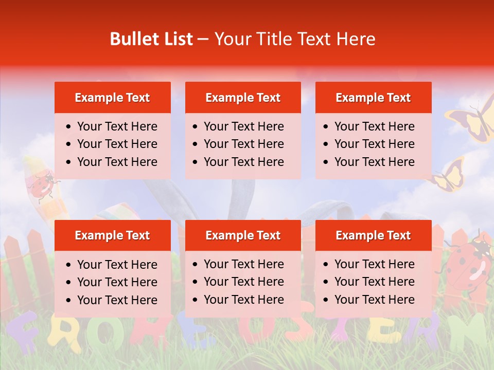 Osterhase Eier Easter PowerPoint Template