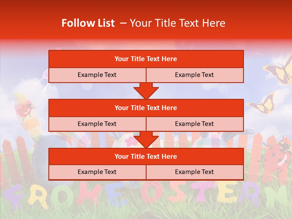 Osterhase Eier Easter PowerPoint Template