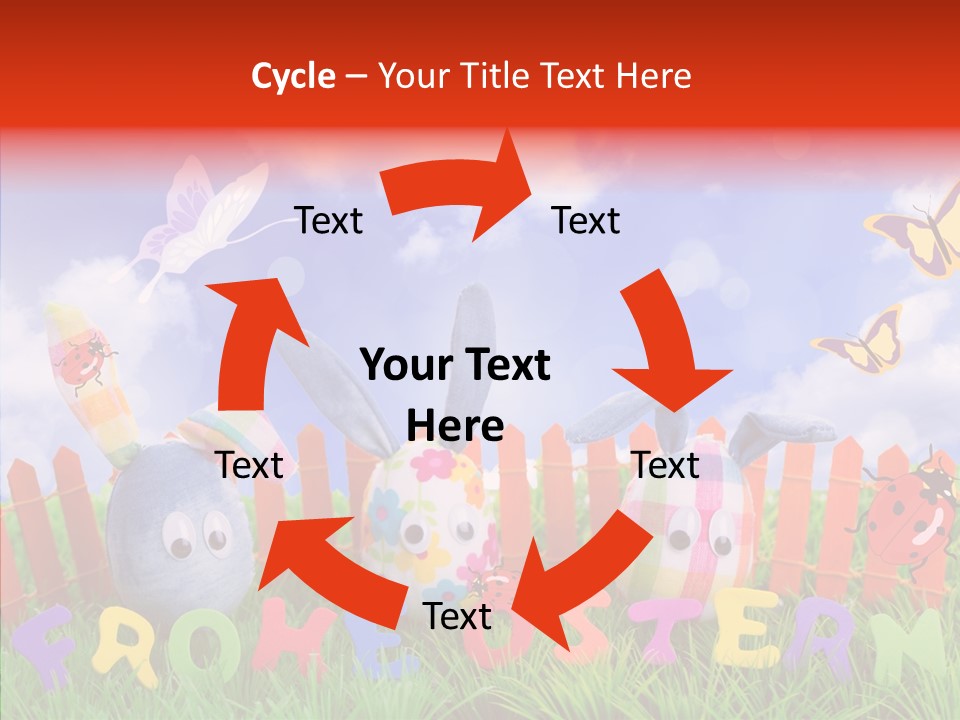 Osterhase Eier Easter PowerPoint Template