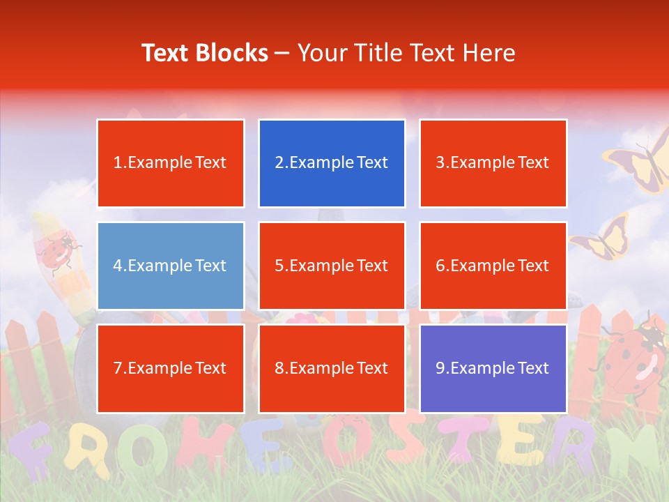 Osterhase Eier Easter PowerPoint Template