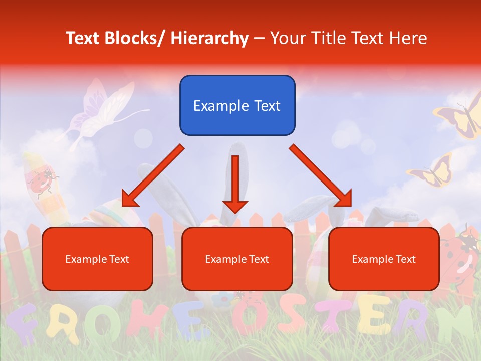 Osterhase Eier Easter PowerPoint Template