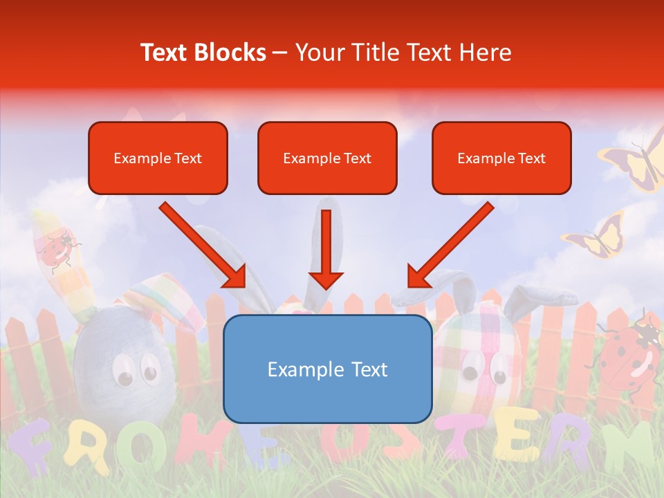 Osterhase Eier Easter PowerPoint Template