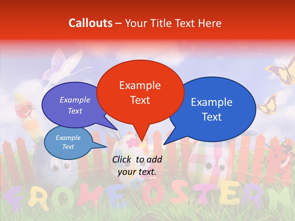 Osterhase Eier Easter PowerPoint Template