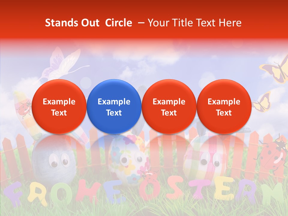 Osterhase Eier Easter PowerPoint Template