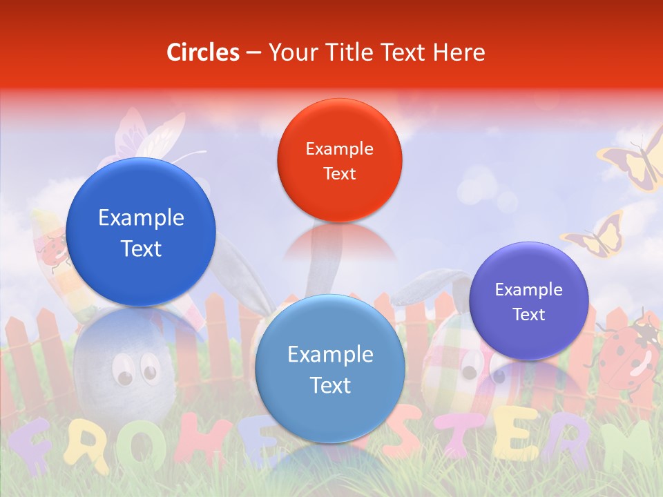 Osterhase Eier Easter PowerPoint Template