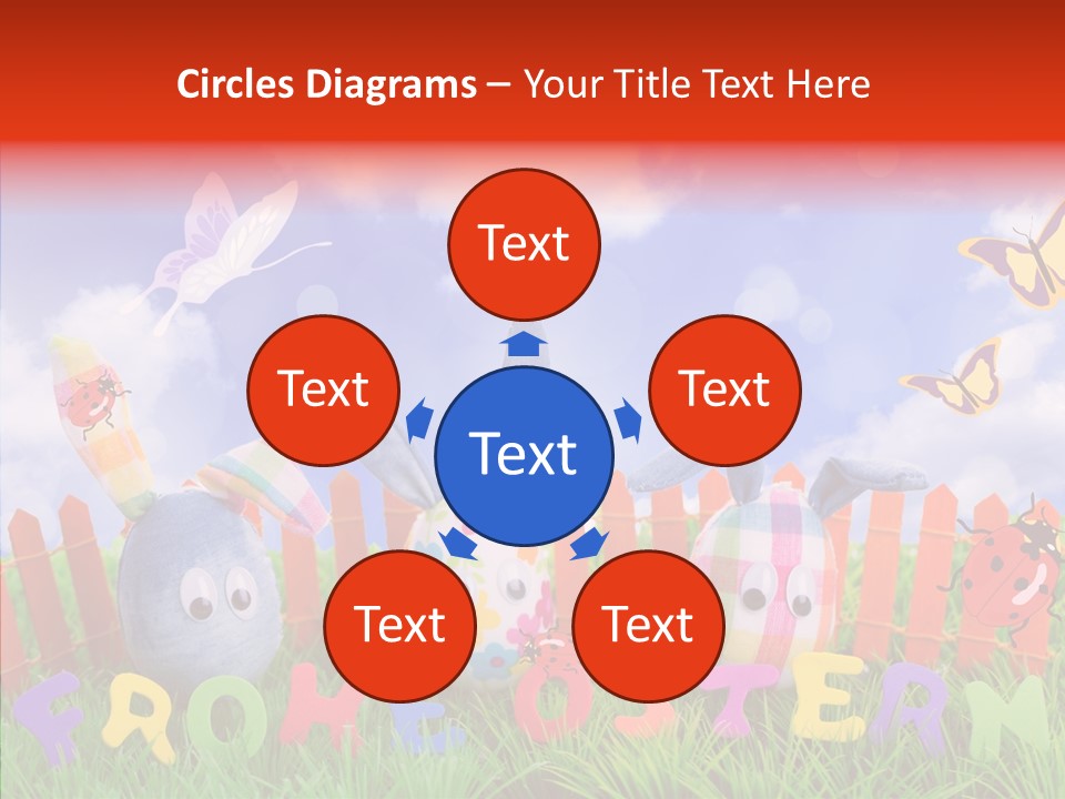 Osterhase Eier Easter PowerPoint Template