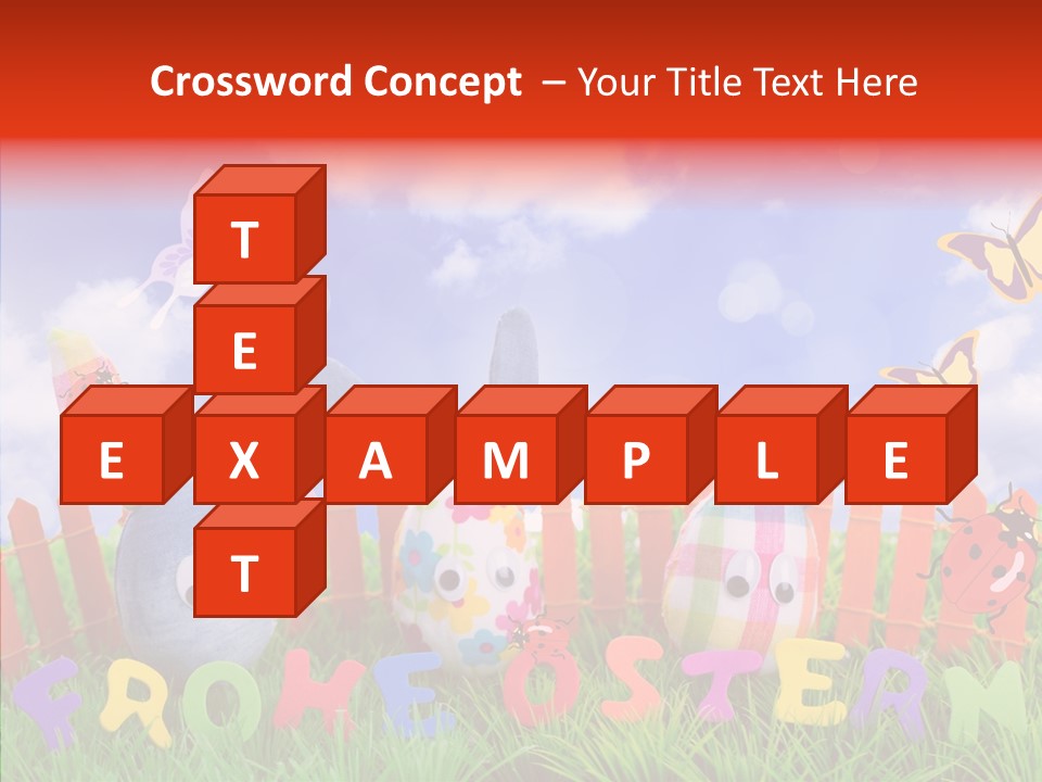 Osterhase Eier Easter PowerPoint Template