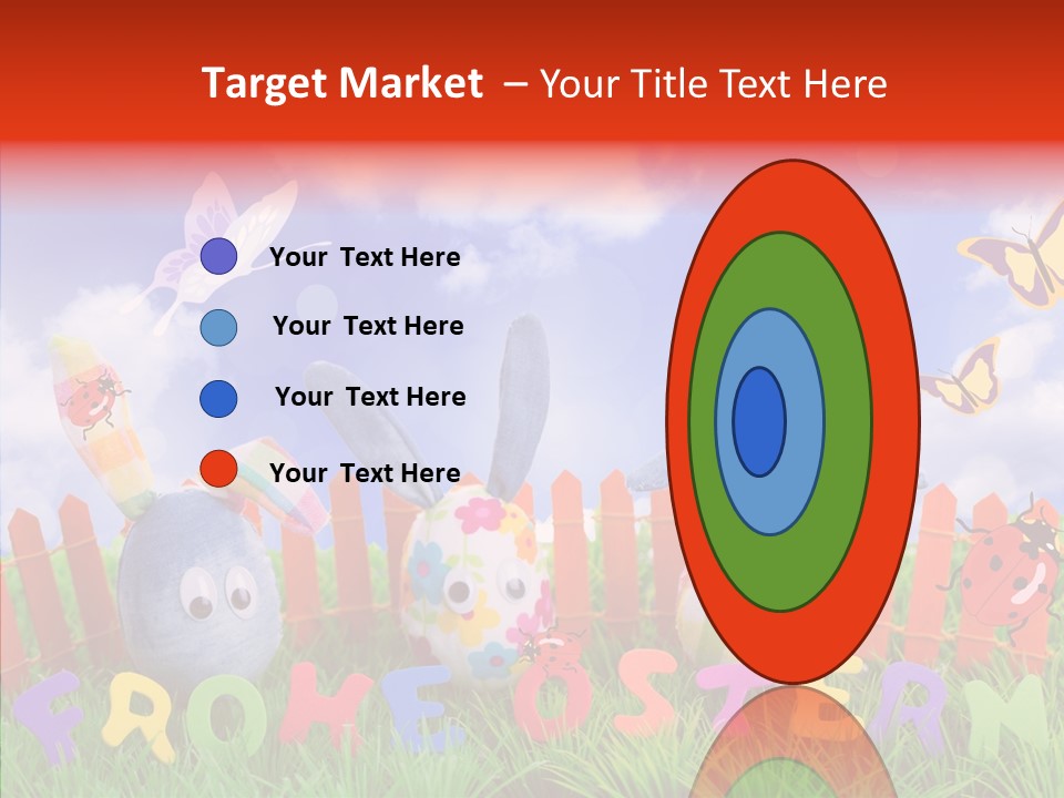 Osterhase Eier Easter PowerPoint Template